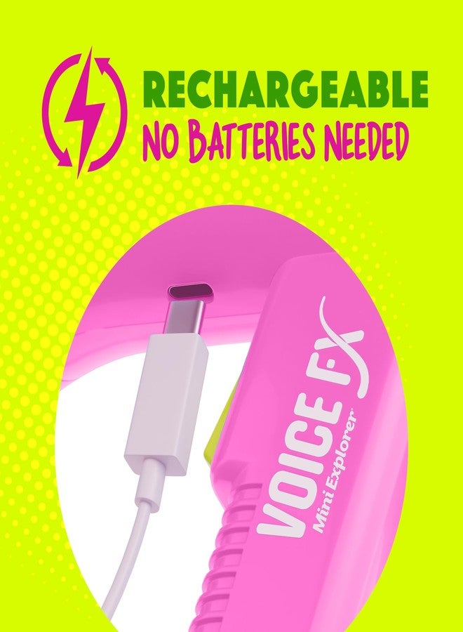 Mini Explorer محول صوتي ميني إكسبلورر للفتيات - هدايا للأطفال من أعمار 3 4 5 6 7 8 سنوات - هدايا عيد ميلاد للبنات بعمر 4 سنوات - ألعاب للأطفال الصغار - أفكار هدايا - ألعاب للأعمار 4-5 5-7 6-8 سنوات - Image 4