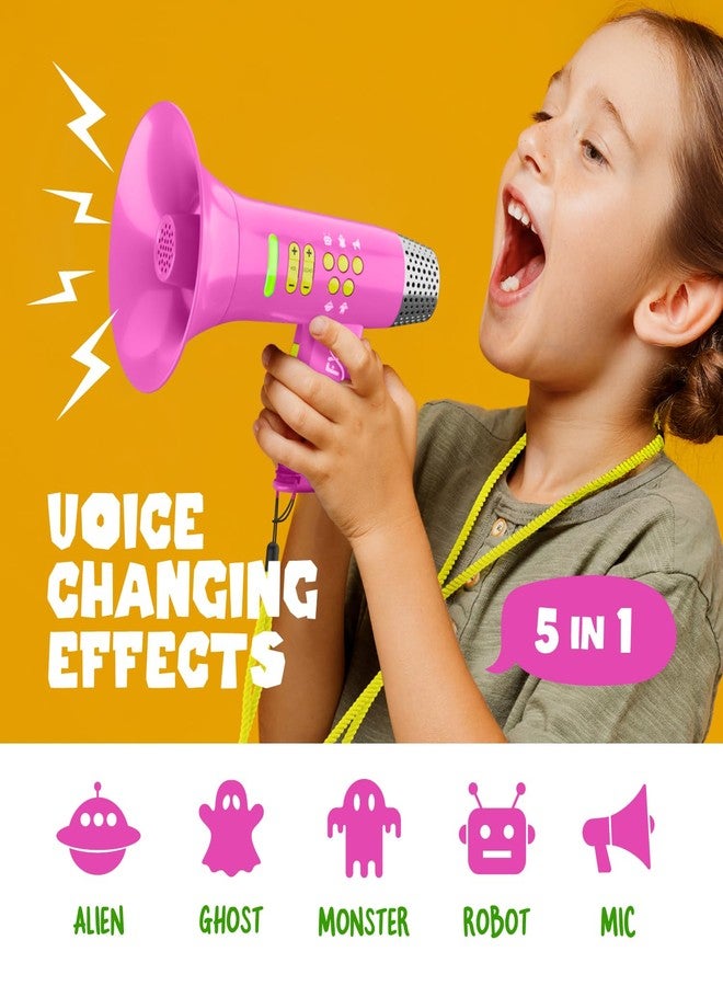 Mini Explorer محول صوتي ميني إكسبلورر للفتيات - هدايا للأطفال من أعمار 3 4 5 6 7 8 سنوات - هدايا عيد ميلاد للبنات بعمر 4 سنوات - ألعاب للأطفال الصغار - أفكار هدايا - ألعاب للأعمار 4-5 5-7 6-8 سنوات - Image 3