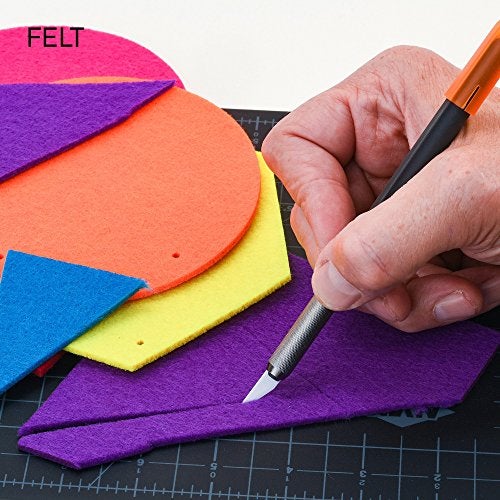 Slice سكين الحرف 10548-CS، حافة صديقة للأصابع، خيار أكثر أمانًا، لا يصدأ أبدًا، يدوم 11 مرة أطول من المعدن، قطع دقيق (12 عبوة) - Image 4
