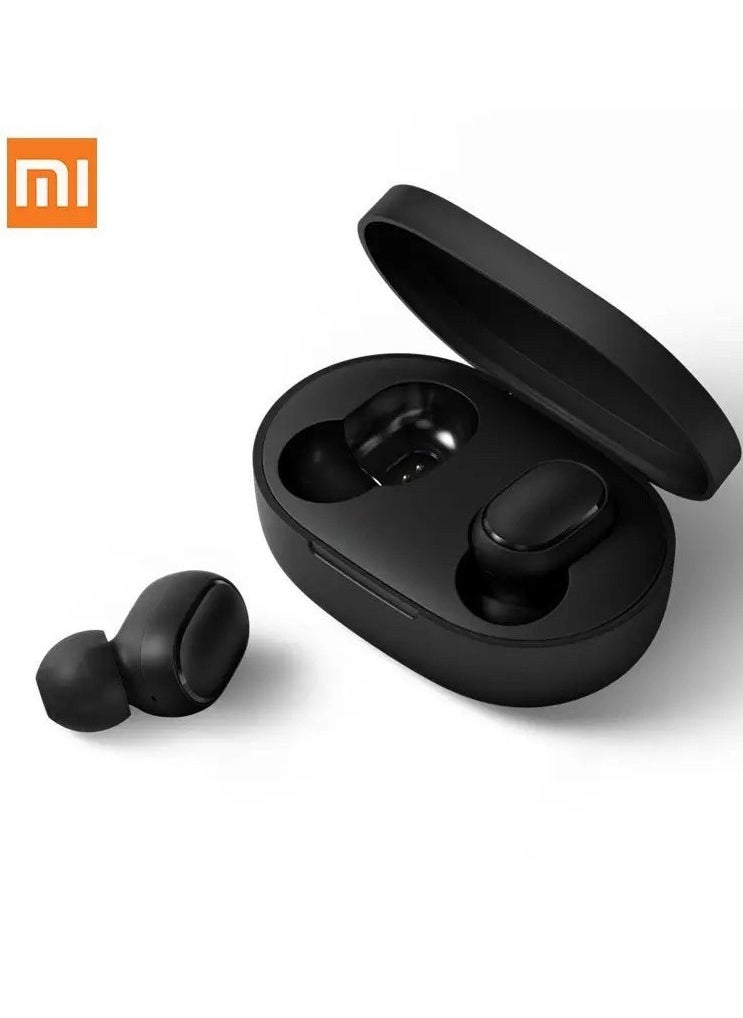 Generic - AirDots Wireless In-Earphones With And Equipped With Anti-Fingerprint Silicon Case With Power Box Standard Version Black  Box Wireless Earbuds - Image 1