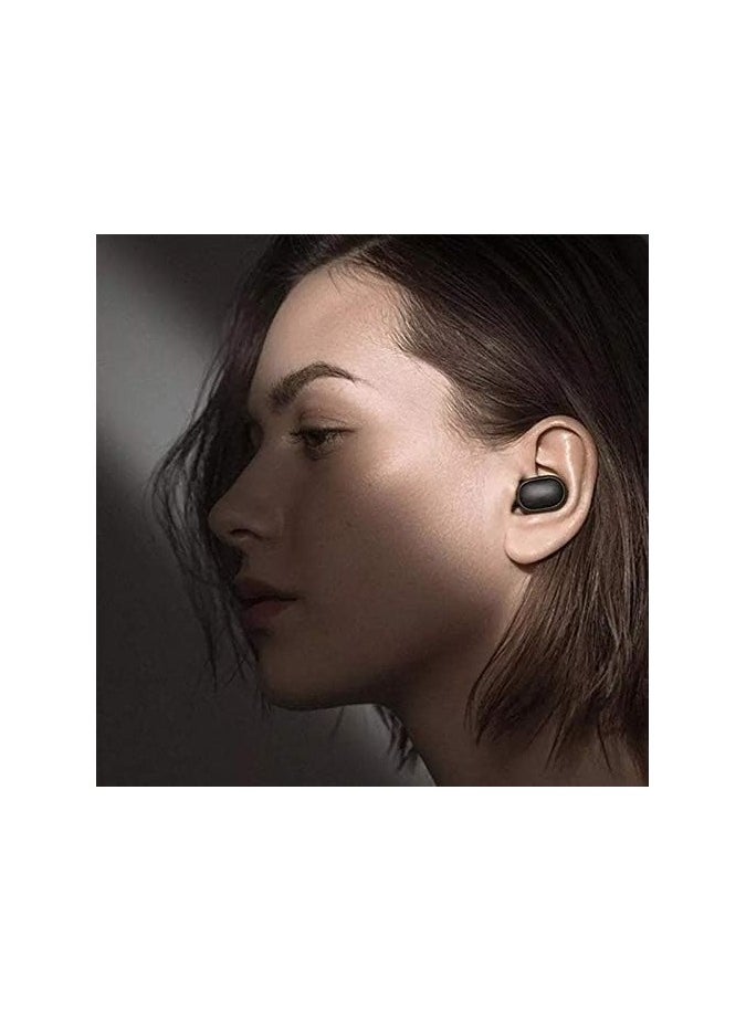 Generic - AirDots Wireless In-Earphones With And Equipped With Anti-Fingerprint Silicon Case With Power Box Standard Version Black  Box Wireless Earbuds - Image 1