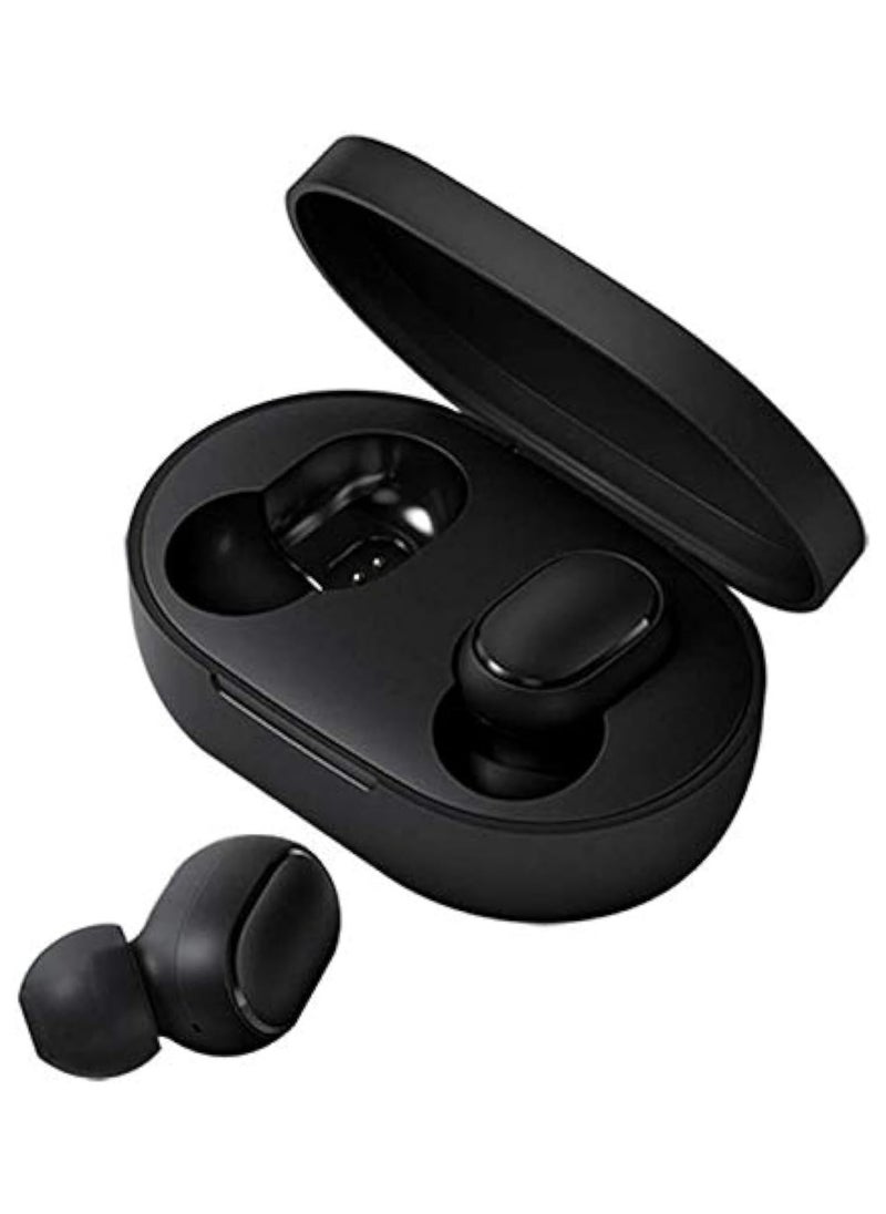 Generic - AirDots Wireless In-Earphones With And Equipped With Anti-Fingerprint Silicon Case With Power Box Standard Version Black  Box Wireless Earbuds - Image 1