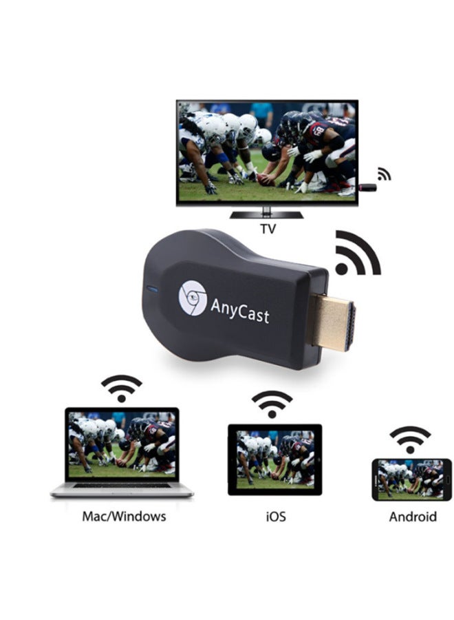 Anycast M2 Plus WIFI Dongle Wireless Same Screen Mirascreen Mobile Phone Wifi Projection-Color:Black  - Image 1