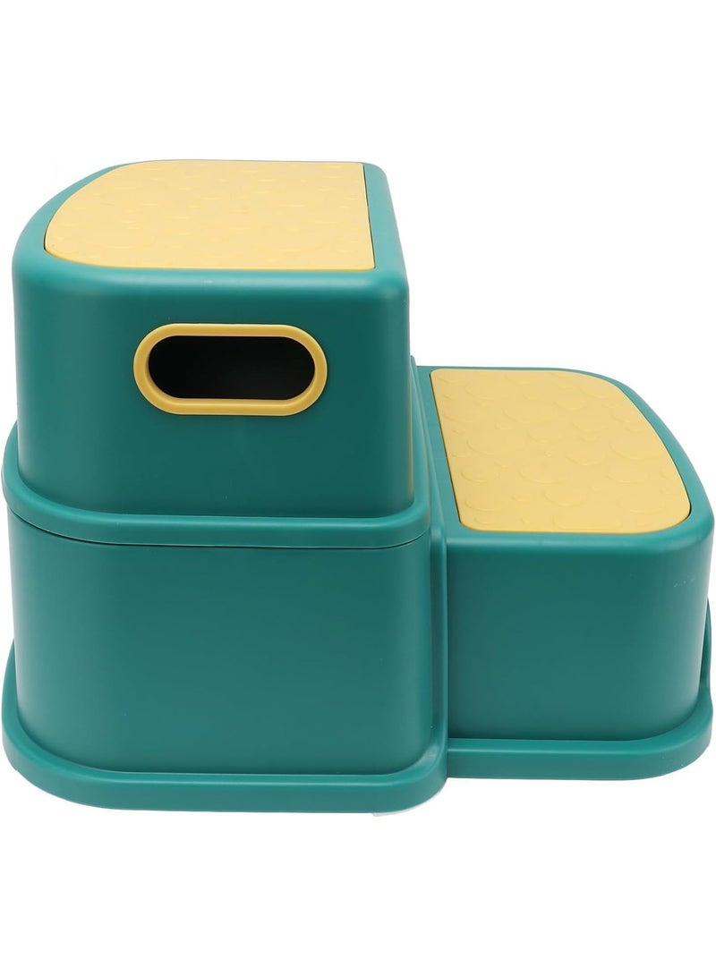 LIMOS 2 Step Stool for Kids Toilet Potty Training Non-Slip Toddler Step Stool with Handle for Bathroom Sink - Image 3