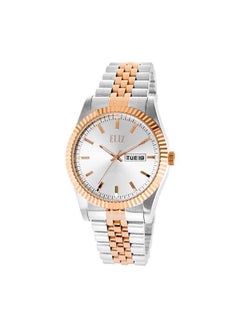 eliz Eliz Costa Round Shape Stainless Steel Analog Wrist Watch  ES8733G2USU - 40mm - Silver  - Image 1