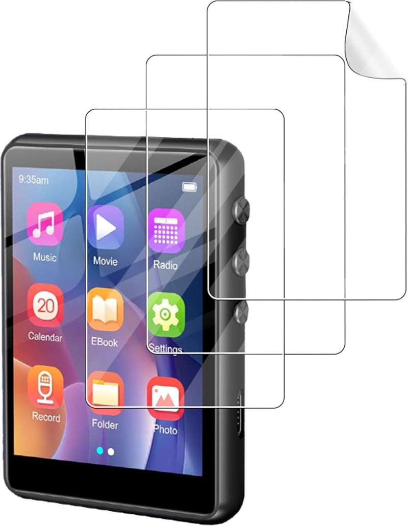 WUNIAK Screen Protector for Colorcool S7 Mp3 Player, HD Soft Film Screen Protector for Colorcool S7 Touch Screen, Anti-Scratch, Touch Sensitive, Anti-Fingerprint, 3 Pack. - Image 1