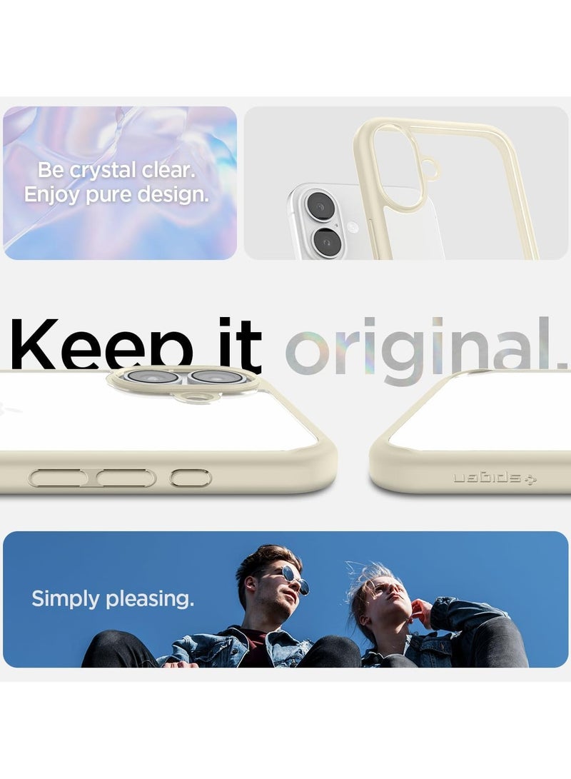 Spigen Ultra Hybrid iPhone 16 Plus Case Cover (2024) - Mute Beige - Image 3