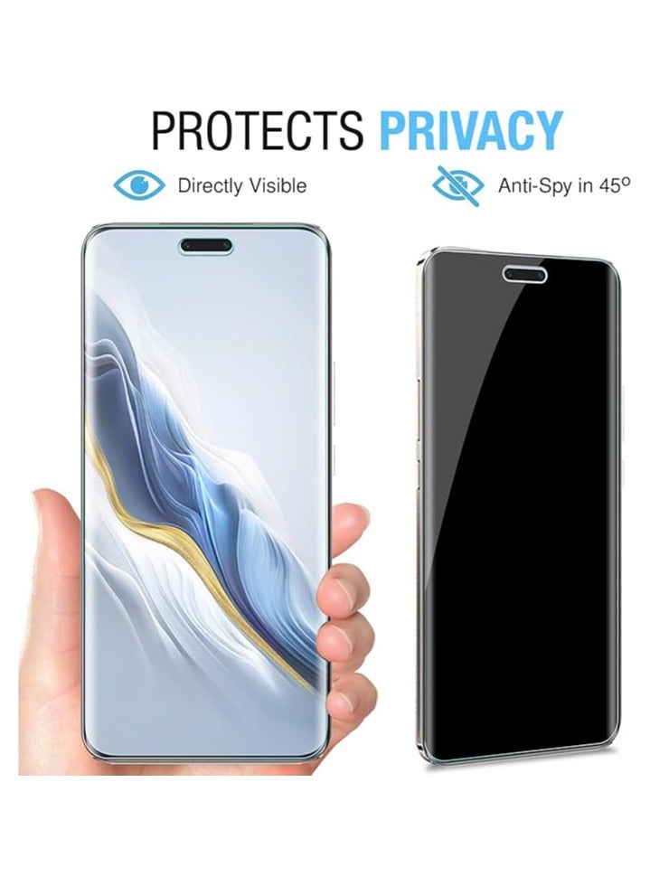Honor 200 Pro 6.78 Inch privacy Screen Protector Tempered Galss, [1 Pack] High Clear [Bubble Free] Screen Tempered Glass Protective Film - Image 2