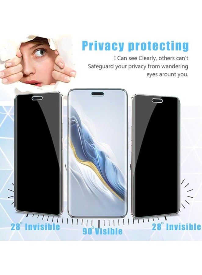 Honor 200 Pro 6.78 Inch privacy Screen Protector Tempered Galss, [1 Pack] High Clear [Bubble Free] Screen Tempered Glass Protective Film - Image 3