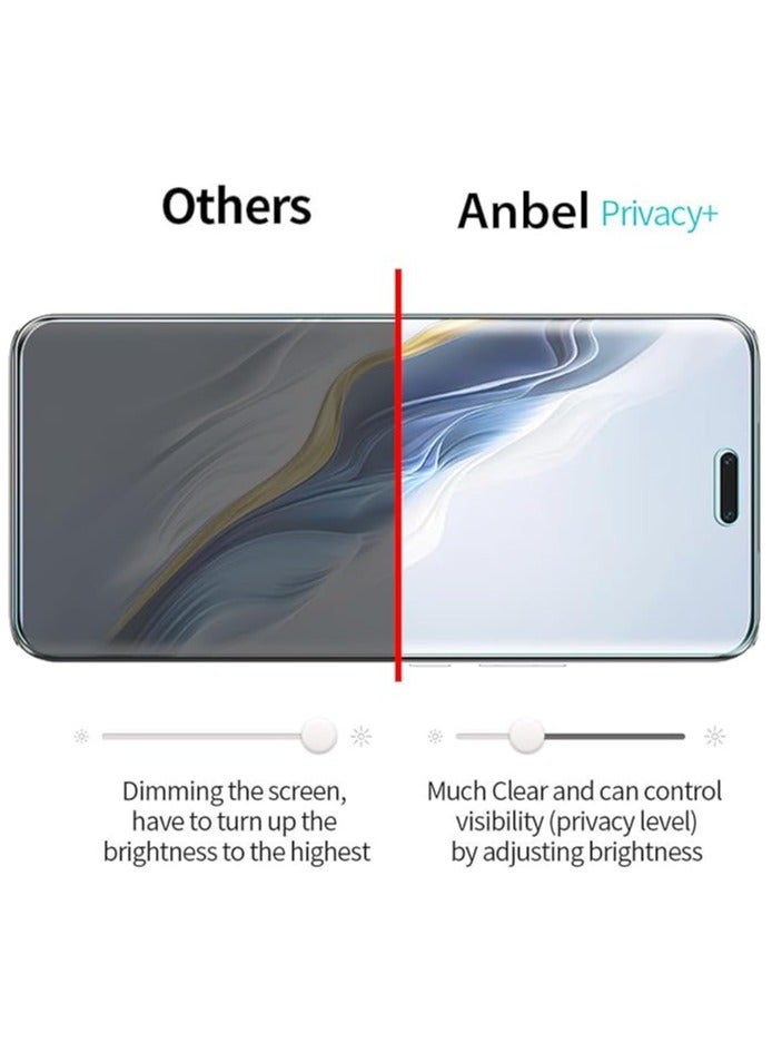 Honor 200 Pro 6.78 Inch privacy Screen Protector Tempered Galss, [1 Pack] High Clear [Bubble Free] Screen Tempered Glass Protective Film - Image 4