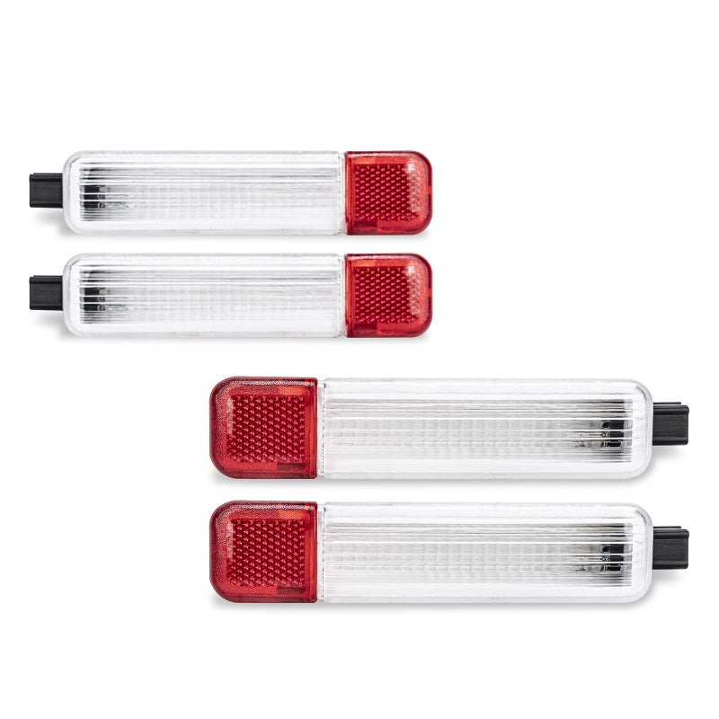 Interior Door Light Courtesy Lamp fit for H2 Chevy Silverado Suburban Tahoe GMC Sierra Yukon Cadillac Escalade Warning Lights Footwell Step Lamps Replaces 15021517 15021518 923103 923104 4 pieces