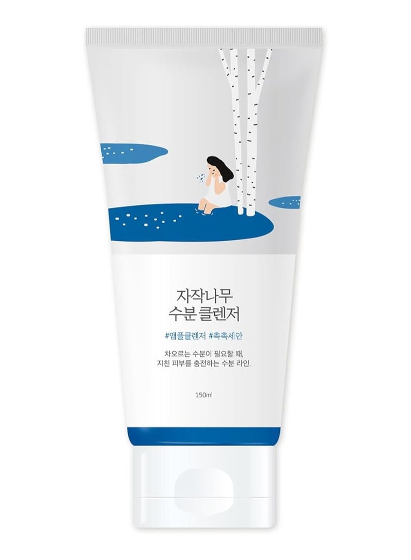 ROUND LAB Birch Juice Moisturizing Cleanser | Unclogs hidden sebum, Clears away dead skin cells., Soothing, Low pH, Gel Type Cleanser (5.07 fl.oz) - Image 1