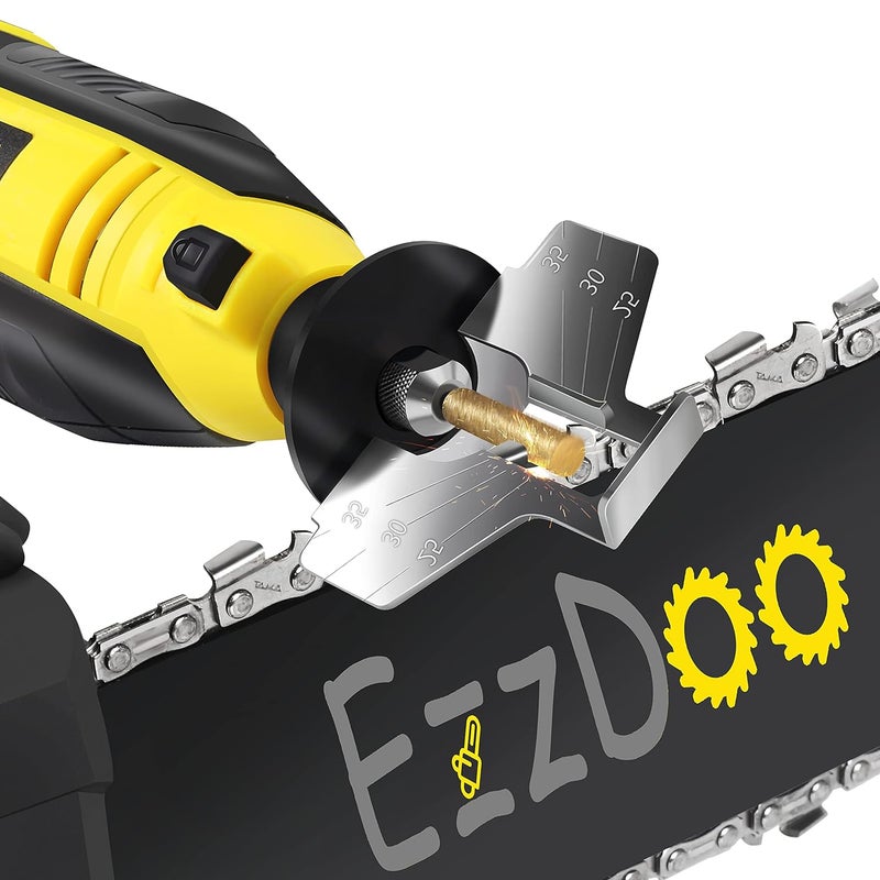 EzzDoo Bits Titanium Coated Diamond Sharpening Wheels - High Hardness 3/16 chainsaw files for Electric Chainsaw Sharpener. 8 pcs. (3/16'', 4.8mm) - Image 4