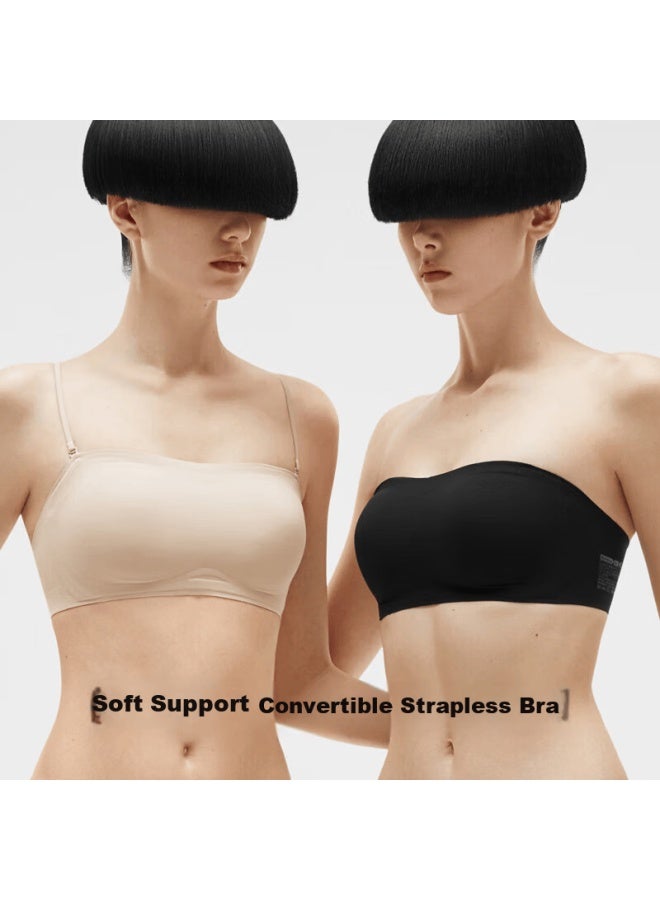 Bananain 516s Bandeau Non-slip Women's Bra, Push-up, Beautiful Back, Seamless, Wedding Dress Special Bra - Image 4