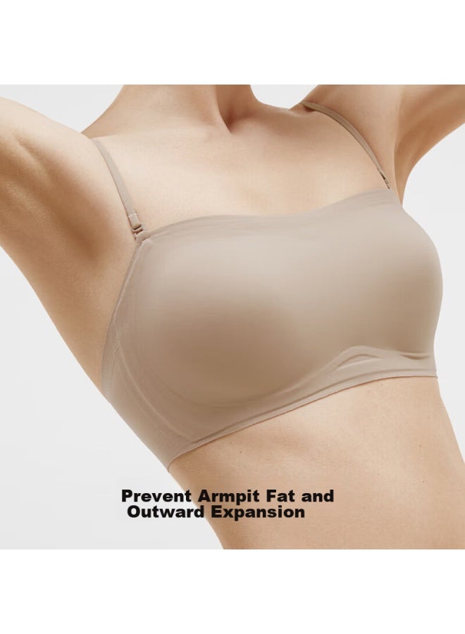 Bananain 516s Bandeau Non-slip Women's Bra, Push-up, Beautiful Back, Seamless, Wedding Dress Special Bra - Image 5