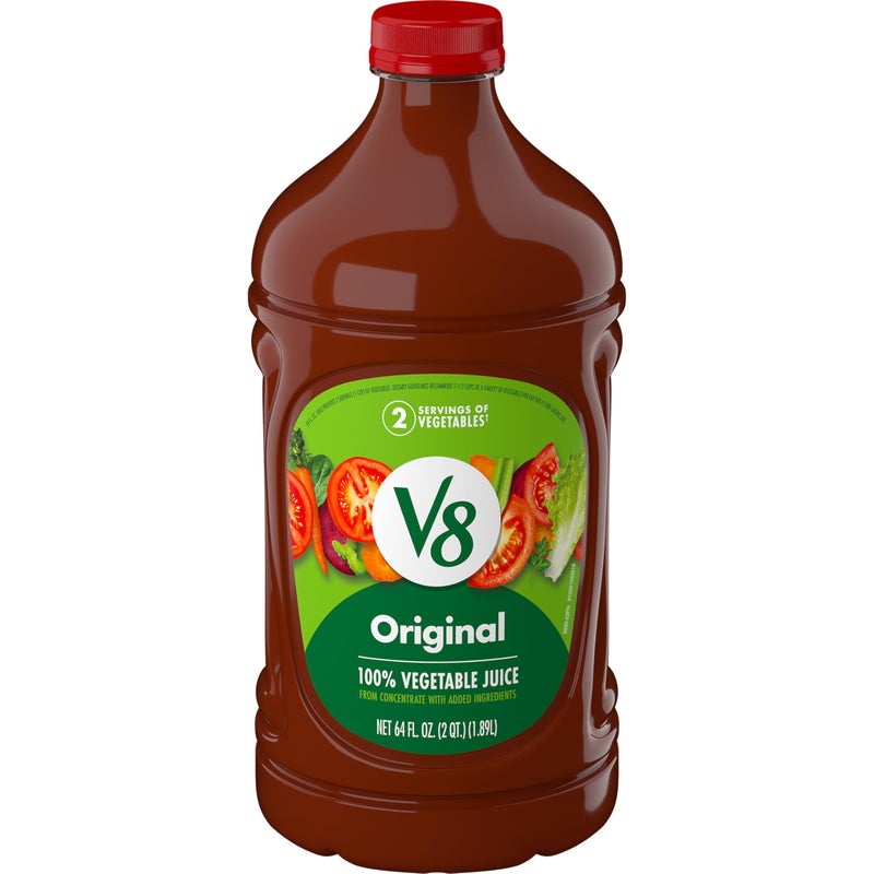 V8 Original 100 Vegetable Juice 64 fl oz Bottle - Image 3