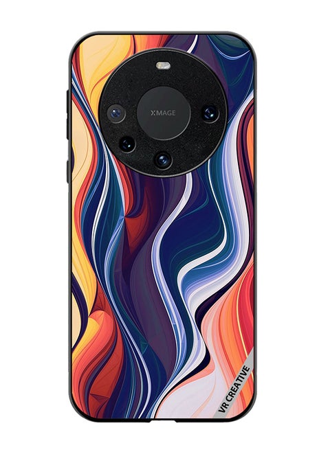 Protective Case Cover For Huawei Mate 60 Pro Plus Abstract Design Multicolour
