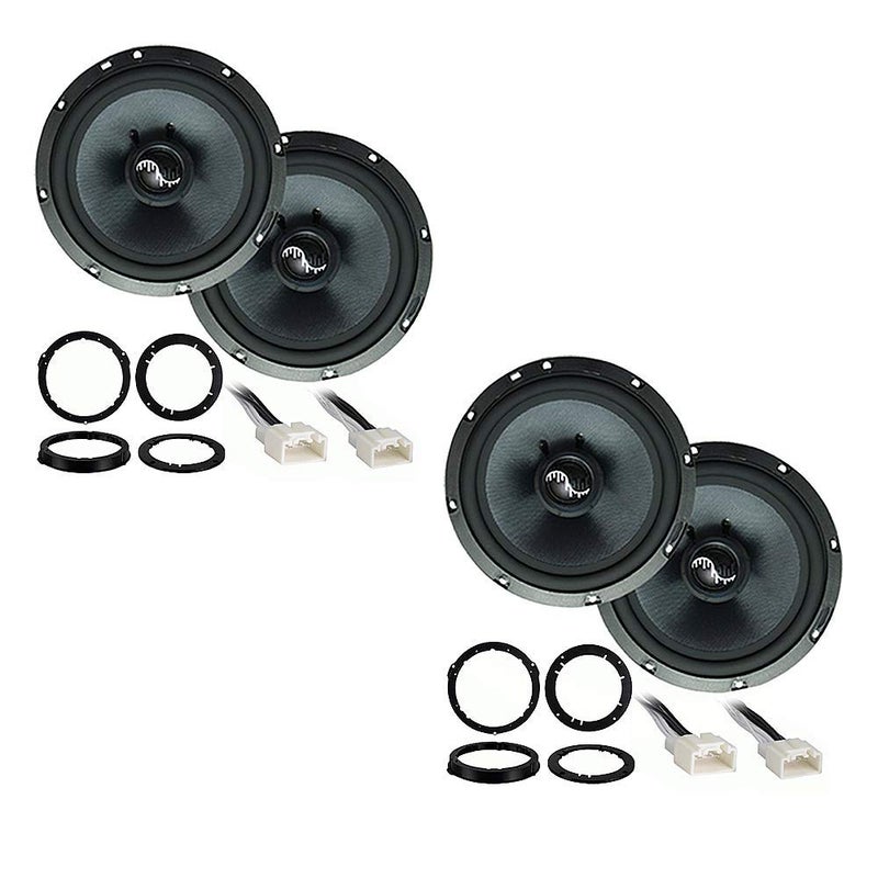 HARMONY AUDIO Harmony HA-C65 Compatible with Ford Fusion 2013-2019 Bundled with HA-825605 Speaker Adapter Kit Premium Factory Speaker Replacement Package - Image 1