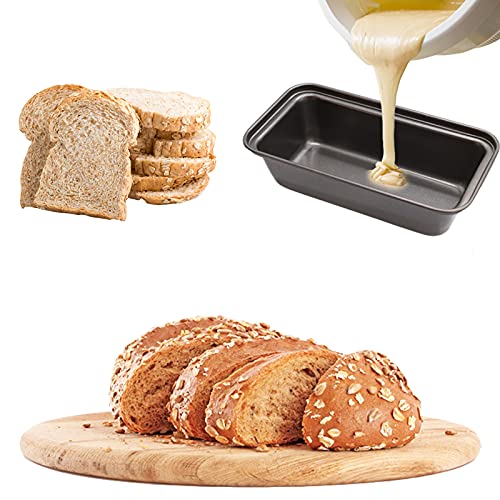 Zddaoole 6 PCS Mini Nonstick Carbon Steel Baking Bread Pan,Mini Loaf Pans,Small Banana Bread Tins,6.2" x 3.2" - Image 4