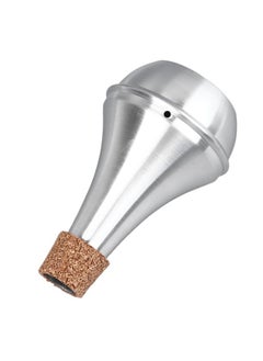 Thoraya Trumpet Mute Silencer Aluminum Alloy Practice Musical Instrument Part Accessory Cork Edge Protection  - Image 3