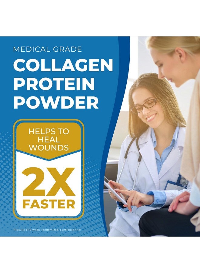 ProT Gold Collagen Protein Powder, 17g Protein Nano-Hydrolyzed Grass Fed Collagen, Vitamin C, 2g Arginine for Wound Support, Gluten Free, All Natural, Fat and Sugar Free, 0g Carbs, Vanilla, 23 oz, 30 - Image 2