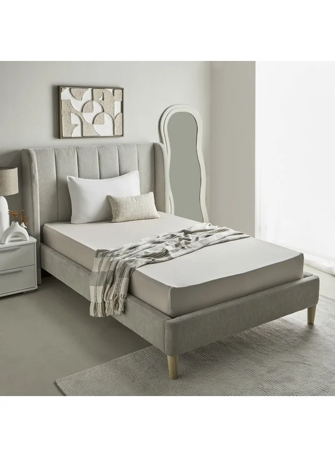 Home Box Purely Percale Twin Fitted Sheet 200 x 40 x 120 cm