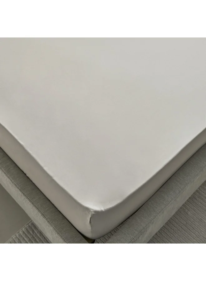 Home Box Purely Percale Twin Fitted Sheet 200 x 40 x 120 cm