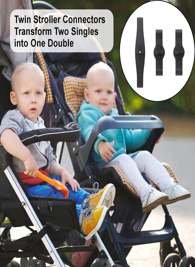 Ragyzity Baby Stroller Connectors for YOYO Strollers Pushchair, Twin Strollers Connector 2 in1 Twins Dual Stroller Connector Linker, Stroller Connector Accessories Pram Twins Coupler Bush Pushchair - Image 5