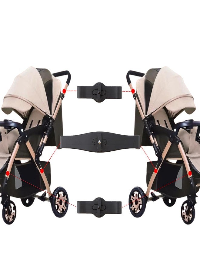 Ragyzity Baby Stroller Connectors for YOYO Strollers Pushchair, Twin Strollers Connector 2 in1 Twins Dual Stroller Connector Linker, Stroller Connector Accessories Pram Twins Coupler Bush Pushchair - Image 3