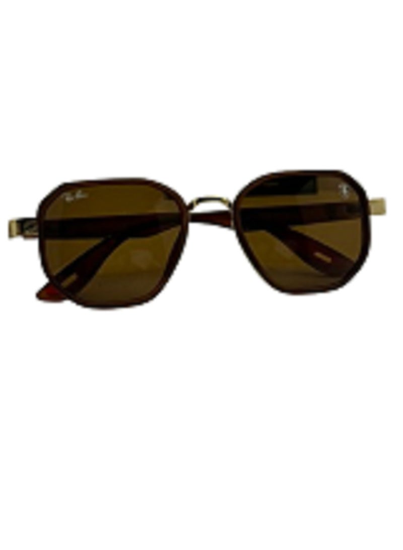 Rectangular sunglasses with UV protection lenses for men. - Image 1