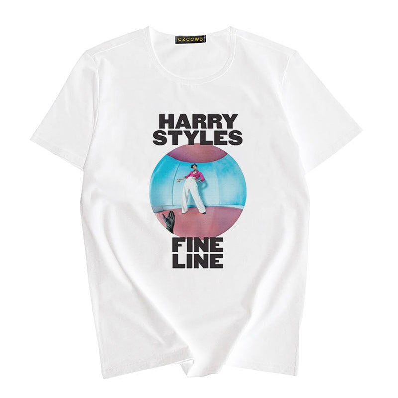 Cross-border supply T-shirt cartoon printed T-shirt women's short-sleeved women's clothing - Image 3