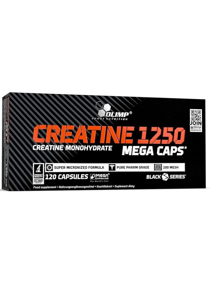 Olimp Creatine 1250 Mega Caps - 120Cap - Image 1