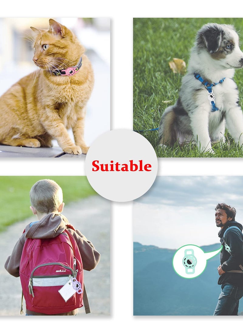 Generic - 2-Pack Cat Collar Holder for Apple AirTag, 0.6-Inch Airtag Holder for Cat and Dog Collars, Secure Airtag Pet Collar Holder for Tracking Your Pets. - Image 1