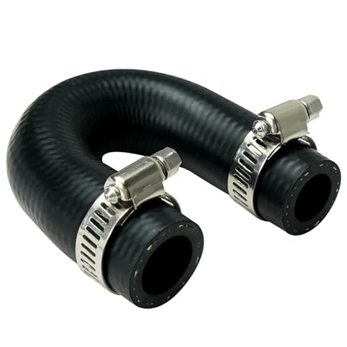 HEMRUNK LS Heater Core Bypass Hose Coolant Crossover with Clamps Replacement for LS1 LS2 LS3 LS6 LS7 LH6 L92 L76 L92 L76 LY2 LZ1 L99 L96 L99 L96 LC8 L96 LC8 L77 LM7 LR4 LM4 L33 LQ4 LQ9 551699 - Image 1
