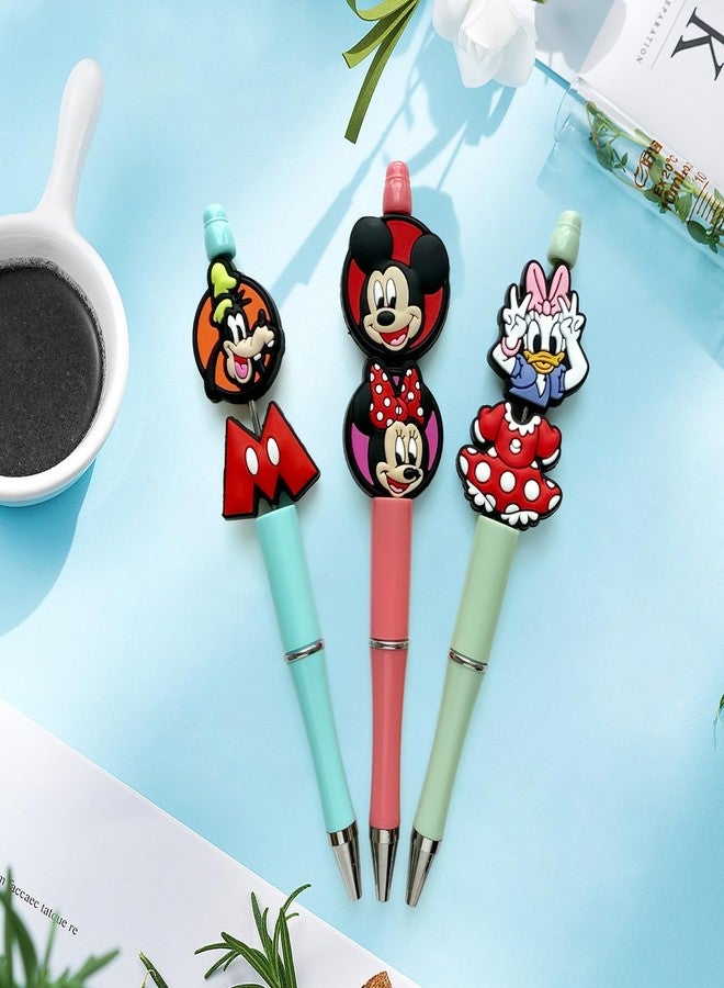 Hedbitoyo Cartoon Christmas Focal Silicone Beads, Cute Beads for DIY Crafts Jewelry Necklaces Bracelets Keychain Pen Making (C) - Image 2