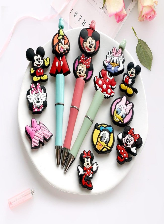 Hedbitoyo Cartoon Christmas Focal Silicone Beads, Cute Beads for DIY Crafts Jewelry Necklaces Bracelets Keychain Pen Making (C) - Image 5
