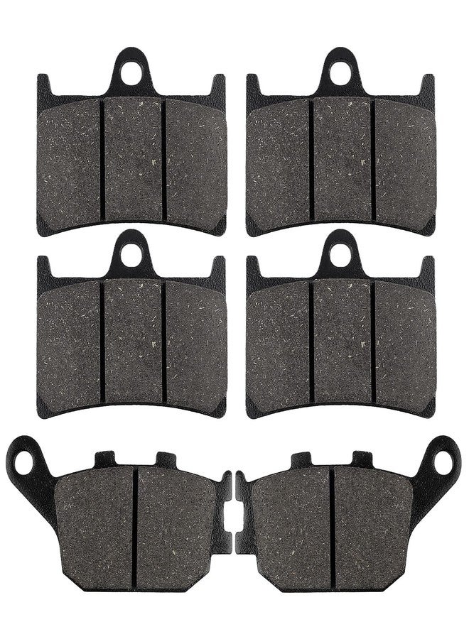 LOCOPOW Brake Pads Front and Rear Compatible with Yamaha YZF R6, FZ6 S2, MT07 MT-07 A, Tracer 700, MT09 MT-09 A, XSR700 - Image 1