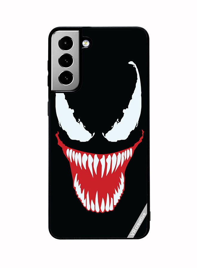 VR CREATIVE Protective Case Cover For Samsung Galaxy S21 FE 5G Spider Man Evil Design Multicolour - Image 1