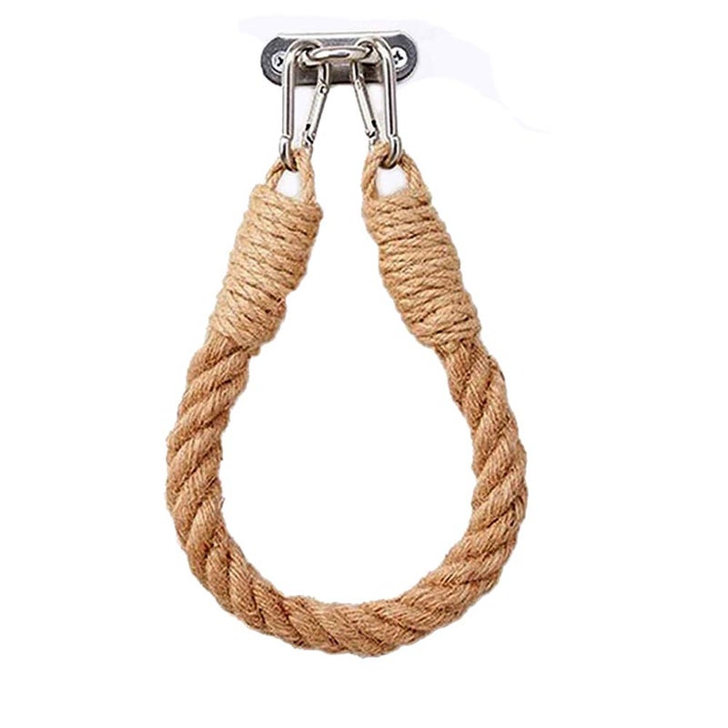1PC Jute Rope Toilet Paper Holder WallMounted Towel Roll Paper Rack Roll Tissue Holder Home Decoration for Home Kitchen Toilet Bathroom