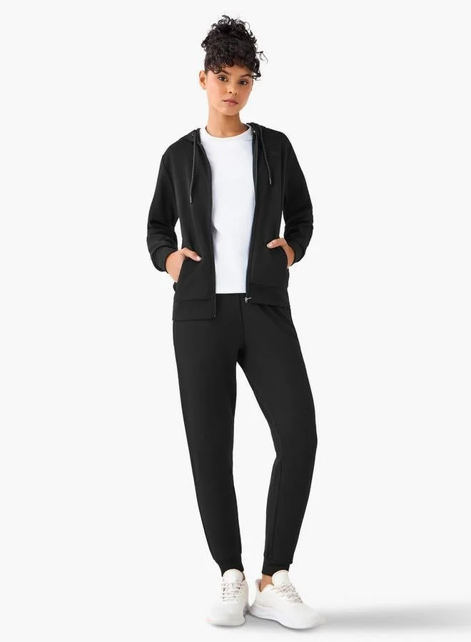 Kappa Kappa Women Zip Closure Hooded Sweatshirt