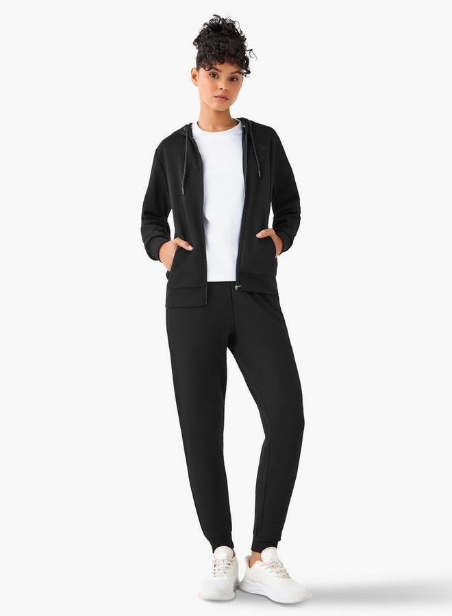 Kappa Women Zip Closure Hooded Sweatshirt - Image 2