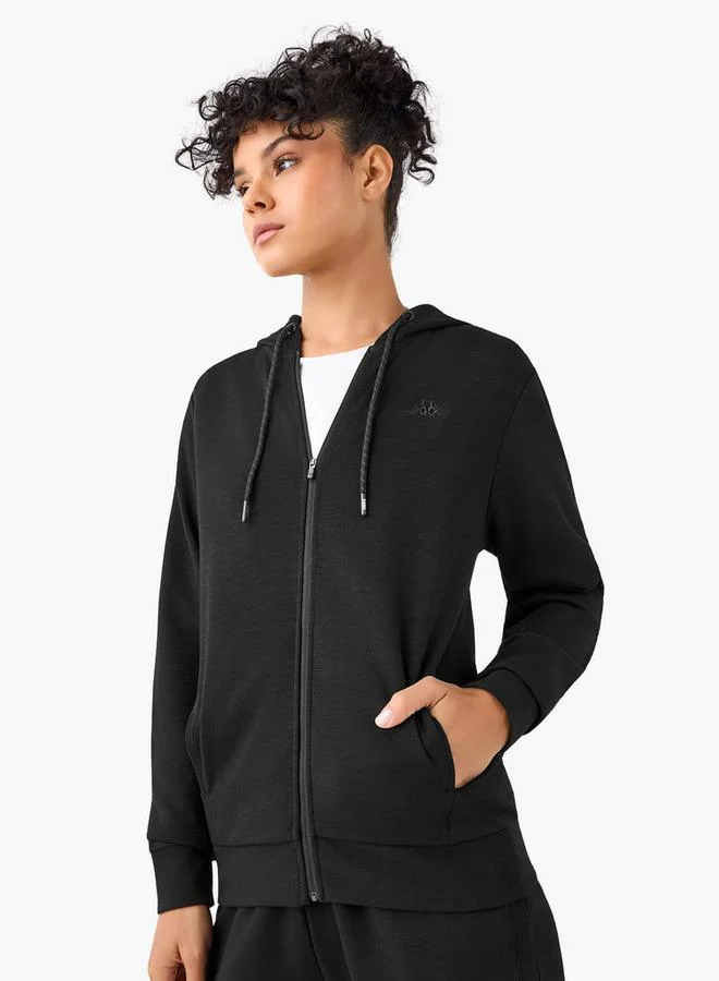 Kappa  Kappa Women Zip Closure Hooded Sweatshirt for Women | Best Price UAE
