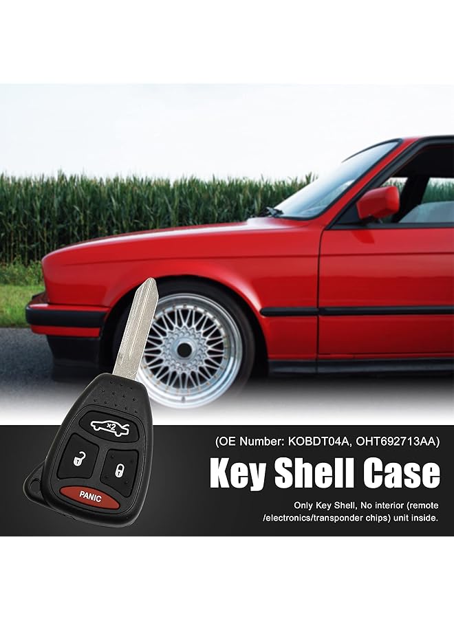 يو إكس سيل خريطة مصادر 4 أزرار غير مقطوعة لمفتاح التحكم عن بعد Kobdt04A بديل لكرايسلر ودودج - Image 2