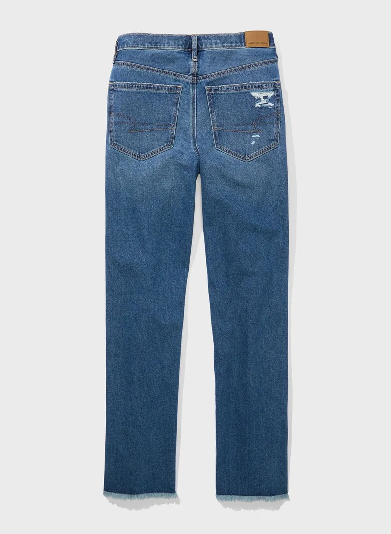 American Eagle Ripped Straigh Fit Jeans