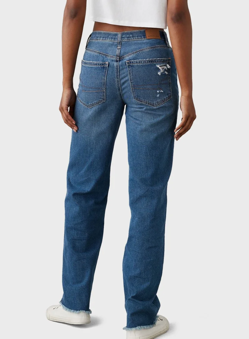 American Eagle Ripped Straigh Fit Jeans