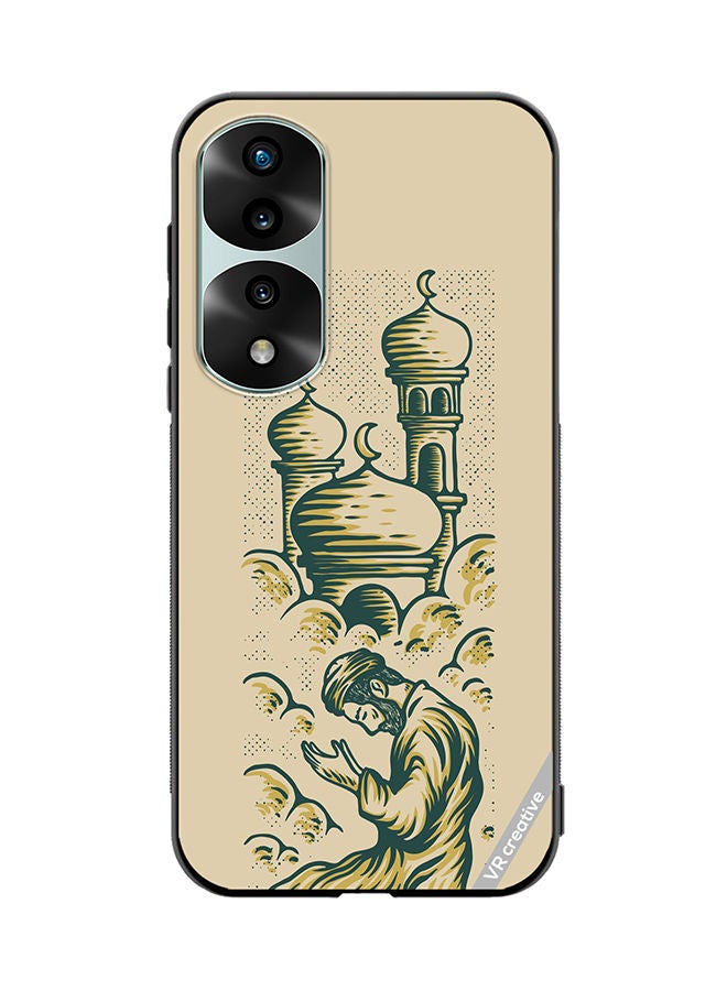 VR CREATIVE Protective Case Cover For Honor 70 Pro Prayer Design Multicolour - Image 1