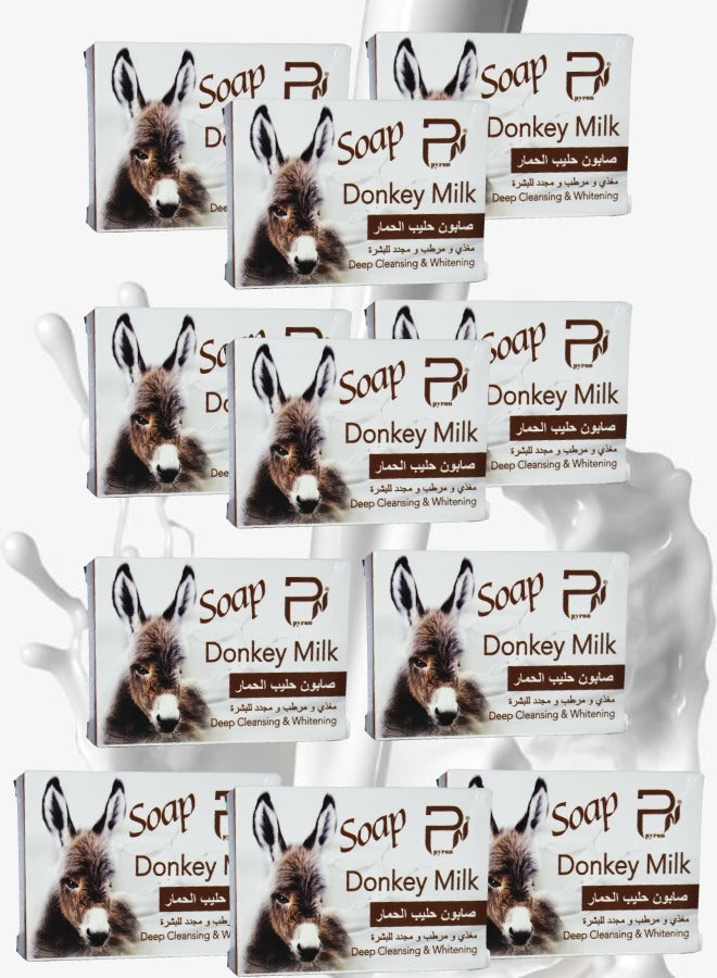 PYRON 11 pieces Pyron Donkey Milk Soap Deep Cleansing And Whitening - Image 1