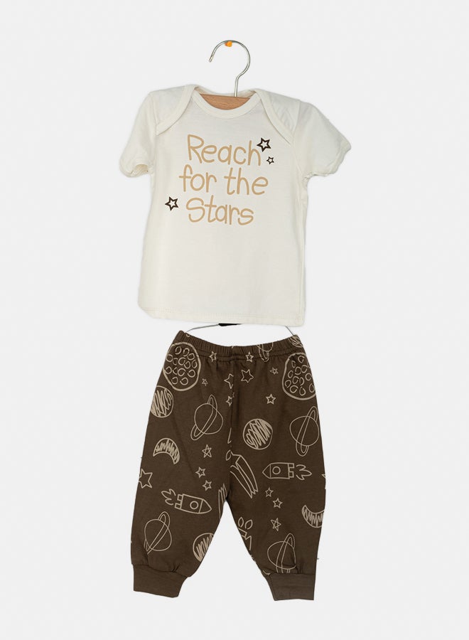 JOCKEY Baby Boy Space Boy Printed Summer Cotton Pyjama Set