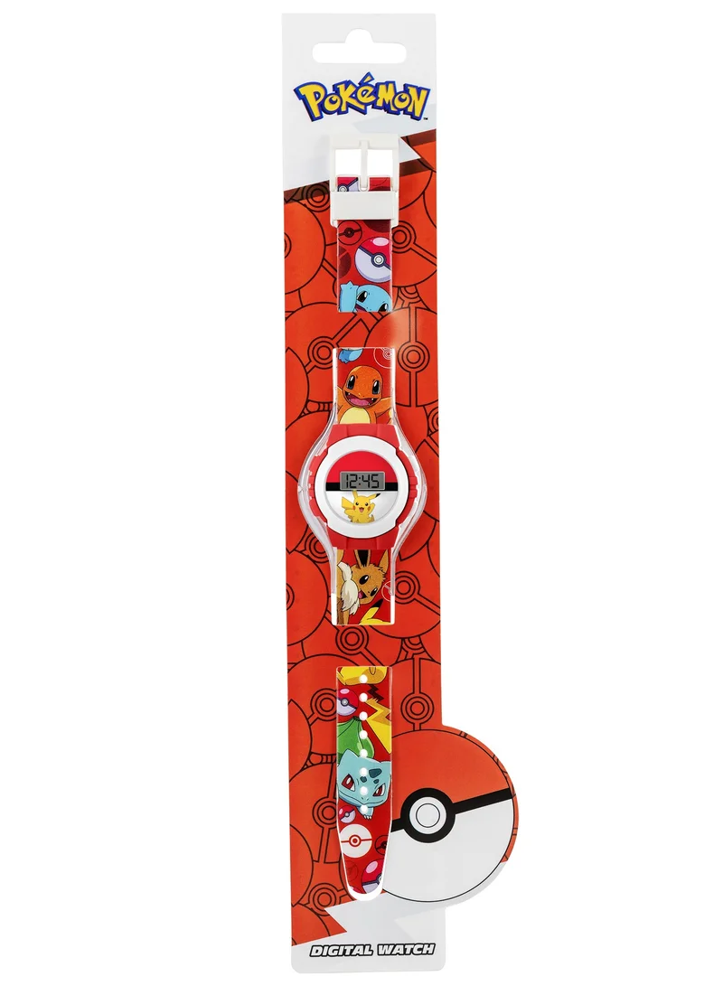 Pokemon Pokémon Red Character Print Digital Watch - POK4374