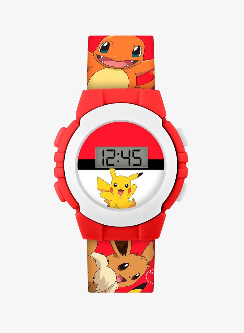 Pokemon Pokémon Red Character Print Digital Watch - POK4374 - Image 1